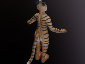 morgana sanchez anthro tigress Modèle 3D