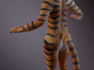 morgana sanchez anthro tigress Modèle 3D