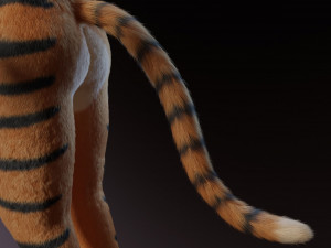 morgana sanchez anthro tigress Modèle 3D