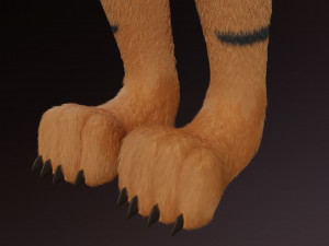 morgana sanchez anthro tigress Modèle 3D