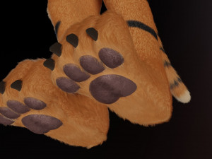morgana sanchez anthro tigress Modèle 3D