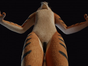 morgana sanchez anthro tigress Modèle 3D
