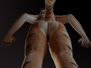 morgana sanchez anthro tigress Modèle 3D