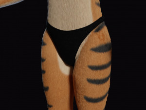 morgana sanchez anthro tigress Modèle 3D