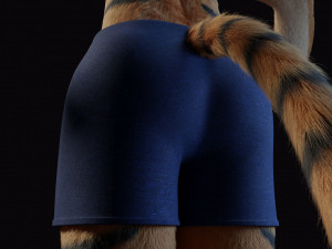 morgana sanchez anthro tigress Modèle 3D