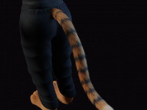morgana sanchez anthro tigress Modèle 3D