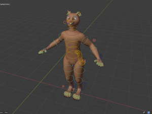 morgana sanchez anthro tigress Modèle 3D