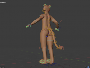 morgana sanchez anthro tigress Modèle 3D
