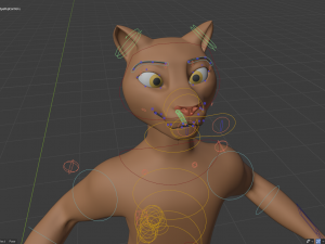 morgana sanchez anthro tigress Modèle 3D