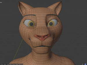 morgana sanchez anthro tigress Modèle 3D
