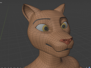 morgana sanchez anthro tigress Modèle 3D