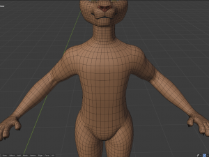 morgana sanchez anthro tigress Modèle 3D