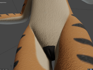 morgana sanchez anthro tigress Modèle 3D
