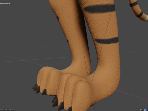 morgana sanchez anthro tigress Modèle 3D