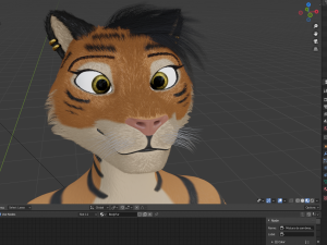 morgana sanchez anthro tigress Modèle 3D