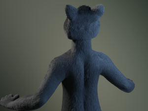 tasha courtney panther anthro Modèle 3D