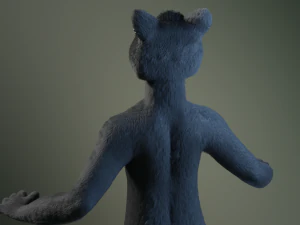 tasha courtney panther anthro 3D Model