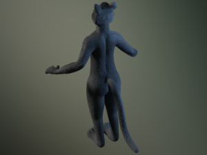 tasha courtney panther anthro Modèle 3D
