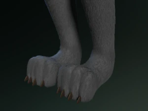 tasha courtney panther anthro 3D Model