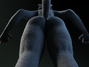 tasha courtney panther anthro Modèle 3D