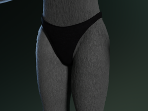 tasha courtney panther anthro Modèle 3D