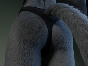 tasha courtney panther anthro Modèle 3D