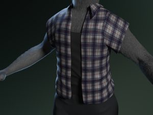 tasha courtney panther anthro Modèle 3D