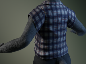 tasha courtney panther anthro Modèle 3D