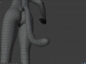 tasha courtney panther anthro Modèle 3D