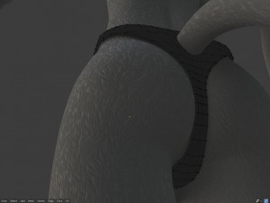 tasha courtney panther anthro Modèle 3D