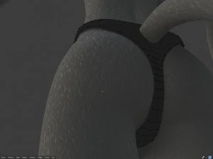 tasha courtney panther anthro 3D Model