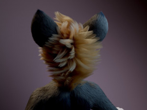 amethysta wolf anthro Modelo 3D
