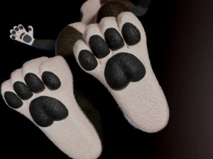 ametista lupo antropo Modello 3D