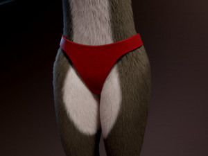 amethysta wolf anthro Modelo 3D