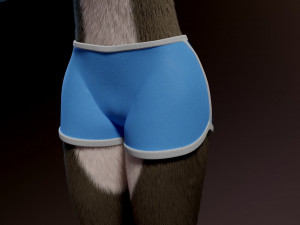 amethysta wolf anthro Modelo 3D