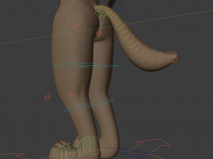 amethysta wolf anthro Modelo 3D