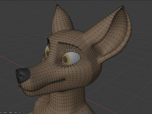 amethysta wolf anthro Modelo 3D