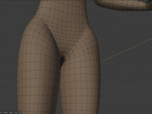 amethysta wolf anthro Modelo 3D