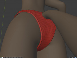 amethysta wolf anthro Modelo 3D