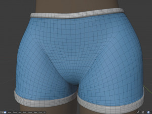 amethysta wolf anthro Modelo 3D