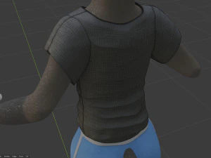 ametista lupo antropo Modello 3D