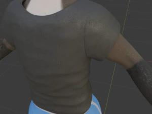 ametista lupo antropo Modello 3D