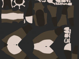 ametista lupo antropo Modello 3D