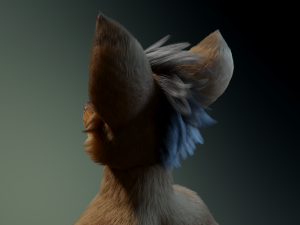 cassandra anthro wolf Modèle 3D