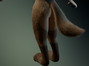 cassandra anthro wolf Modèle 3D