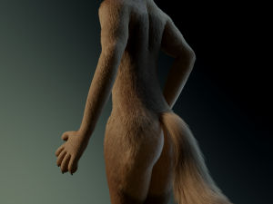 cassandra anthro wolf Modèle 3D