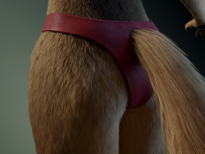 cassandra anthro wolf Modèle 3D