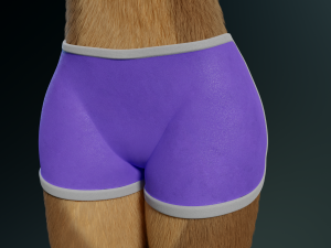 cassandra anthro wolf Modèle 3D