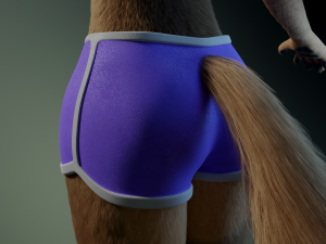 cassandra anthro wolf Modèle 3D