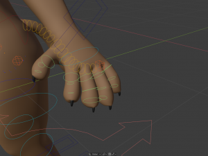 cassandra anthro wolf Modèle 3D